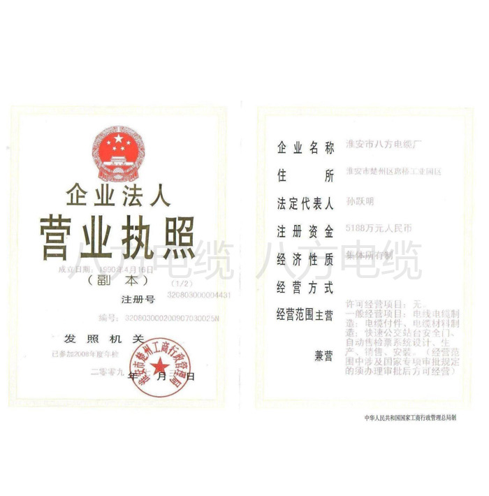 營業(yè)執(zhí)照